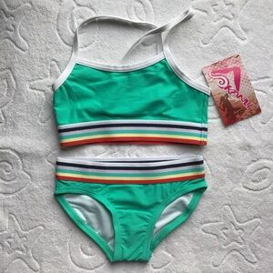 Kanu Surf Tanya Atlantis Tankini Bikini Set - Size 4